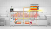 Pompa di calore lavastoviglie ad avanzamento automatico Winterhalter